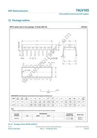 74LV165N Datasheet Page 14