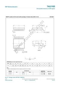 74LV165N Datasheet Page 16