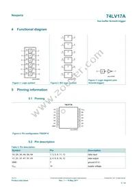 74LV17APWJ Datasheet Page 2