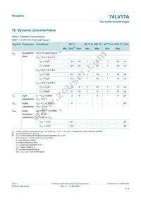 74LV17APWJ Datasheet Page 7