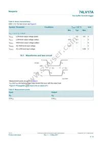 74LV17APWJ Datasheet Page 8