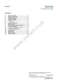 74LV17APWJ Datasheet Page 14