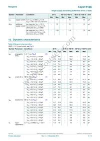 74LV1T126GXH Datasheet Page 6