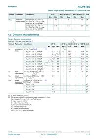 74LV1T86GXH Datasheet Page 6