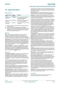 74LV1T86GXH Datasheet Page 12