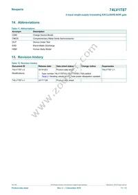 74LV1T87GXH Datasheet Page 11