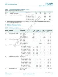 74LV244N Datasheet Page 5