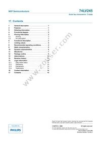 74LV245N Datasheet Page 15