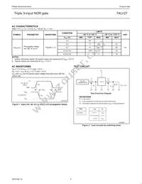 74LV27D Datasheet Page 5