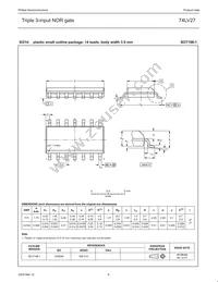 74LV27D Datasheet Page 6
