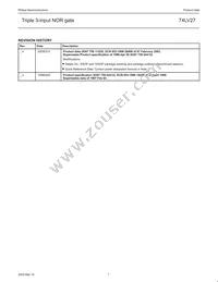 74LV27D Datasheet Page 7