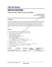 74LV2GT04AUSE-E Datasheet Page 3