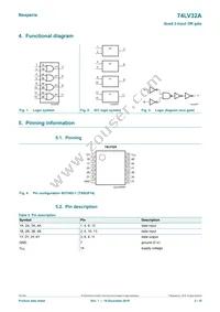 74LV32APWJ Datasheet Page 2