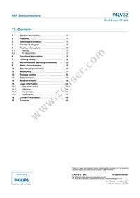 74LV32N Datasheet Page 15