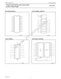 74LV377D Datasheet Page 3