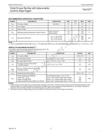 74LV377D Datasheet Page 4