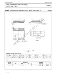 74LV377D Datasheet Page 11