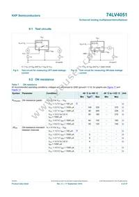 74LV4051N Datasheet Page 8