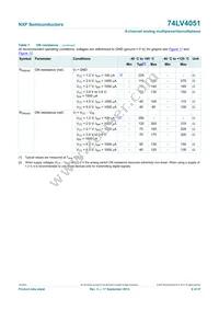 74LV4051N Datasheet Page 9