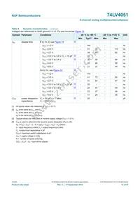 74LV4051N Datasheet Page 12