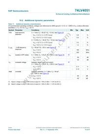 74LV4051N Datasheet Page 15