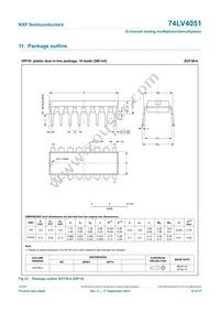 74LV4051N Datasheet Page 19