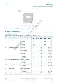 74LV4051PW/AUJ Datasheet Page 6