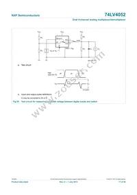 74LV4052N Datasheet Page 17