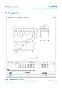 74LV4052N Datasheet Page 19