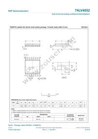 74LV4052N Datasheet Page 22