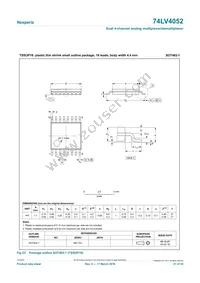 74LV4052PW/AUJ Datasheet Page 21