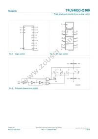 74LV4053BQ-Q100X Datasheet Page 3