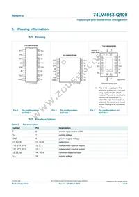 74LV4053BQ-Q100X Datasheet Page 4