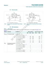 74LV4053BQ-Q100X Datasheet Page 8