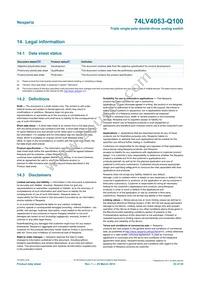 74LV4053BQ-Q100X Datasheet Page 23