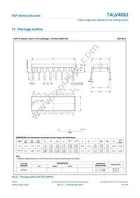 74LV4053N Datasheet Page 19