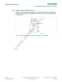 74LV4060N Datasheet Page 15