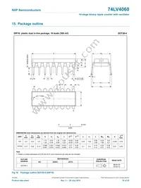 74LV4060N Datasheet Page 16