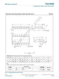 74LV4060N Datasheet Page 17