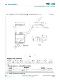 74LV4060N Datasheet Page 19