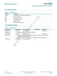 74LV4060N Datasheet Page 20