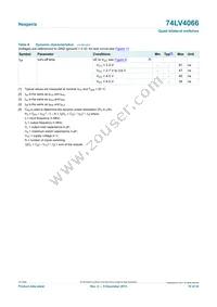 74LV4066DB Datasheet Page 10