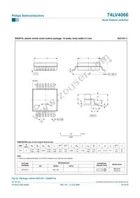 74LV4066N Datasheet Page 19