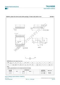 74LV4066N Datasheet Page 20