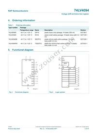 74LV4094N Datasheet Page 2