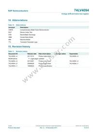 74LV4094N Datasheet Page 18