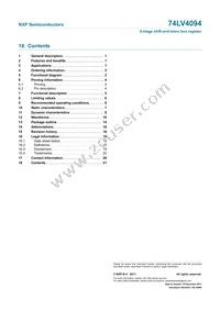 74LV4094N Datasheet Page 21