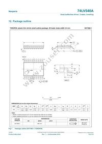 74LV540APWJ Datasheet Page 10