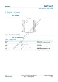 74LV541ATPWJ Datasheet Page 3