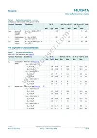 74LV541ATPWJ Datasheet Page 6